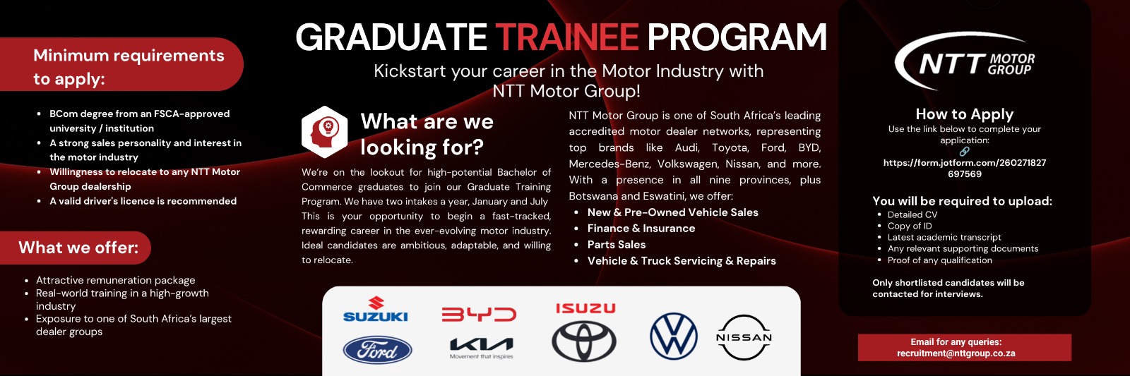 NTT Graduate Trainee Program