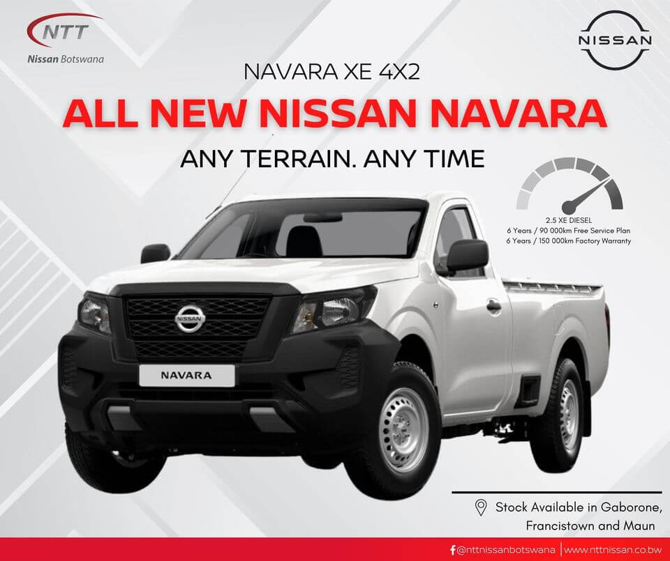 Nissan Navara 4 x 2 Single Cab - NTT Nissan Botswana - New, Used & Demo Cars for Sale in South Africa