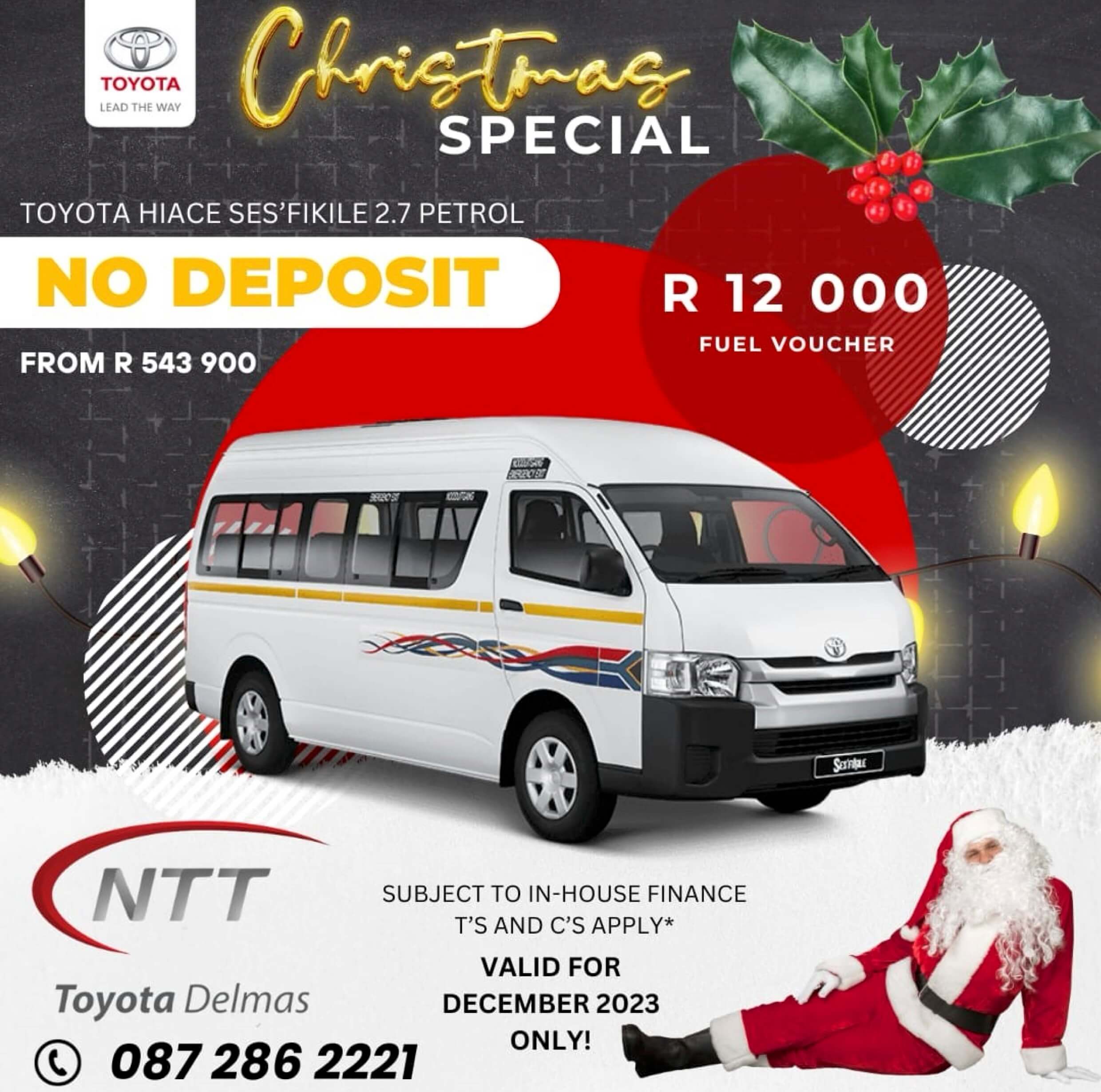 Toyota Hiace Ses’Fikile 2.7 Petrol - NTT Motor Group - New, Used & Demo Cars for Sale in South Africa
