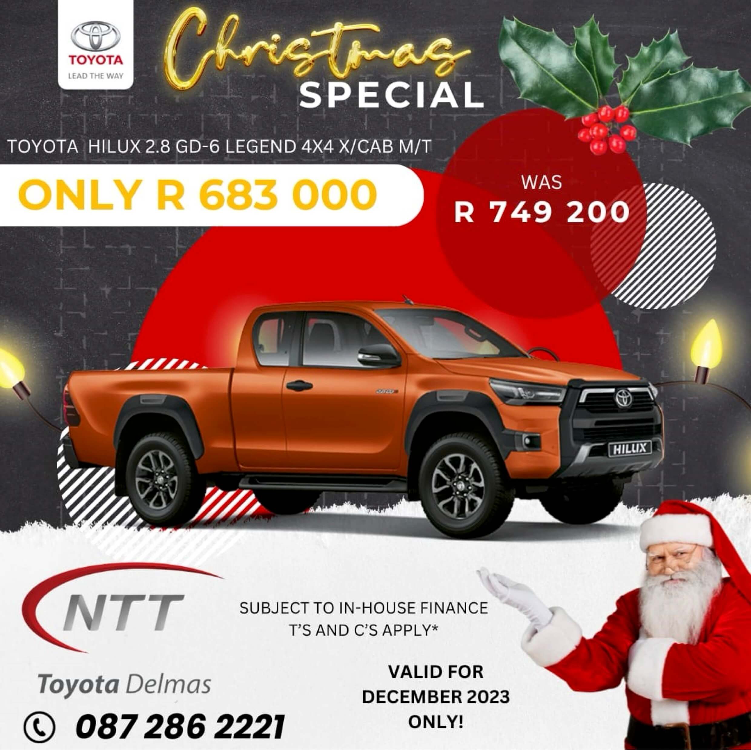 Toyota Hilux 2.8 GD-6 Legend 4×4  - NTT Motor Group - New, Used & Demo Cars for Sale in South Africa