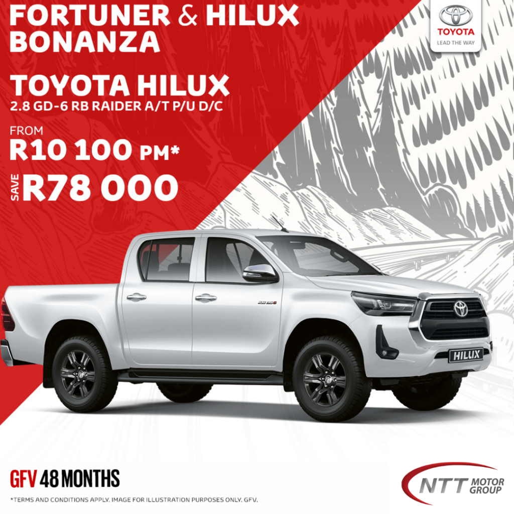 TOYOTA HILUX 2.8 GD-6 RB RAIDER - NTT Motor Group - Cars for Sale in South Africa