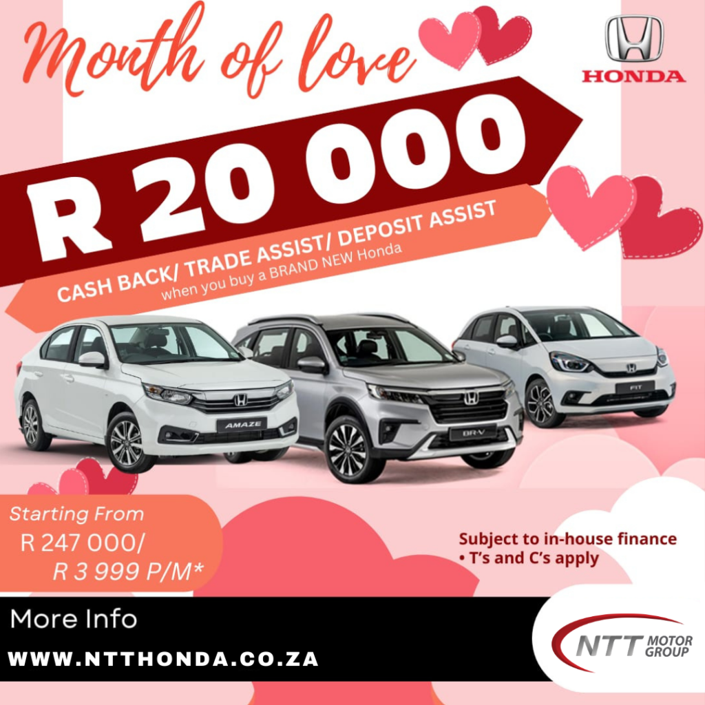 Honda Special - NTT Motor Group - Cars for Sale in South Africa