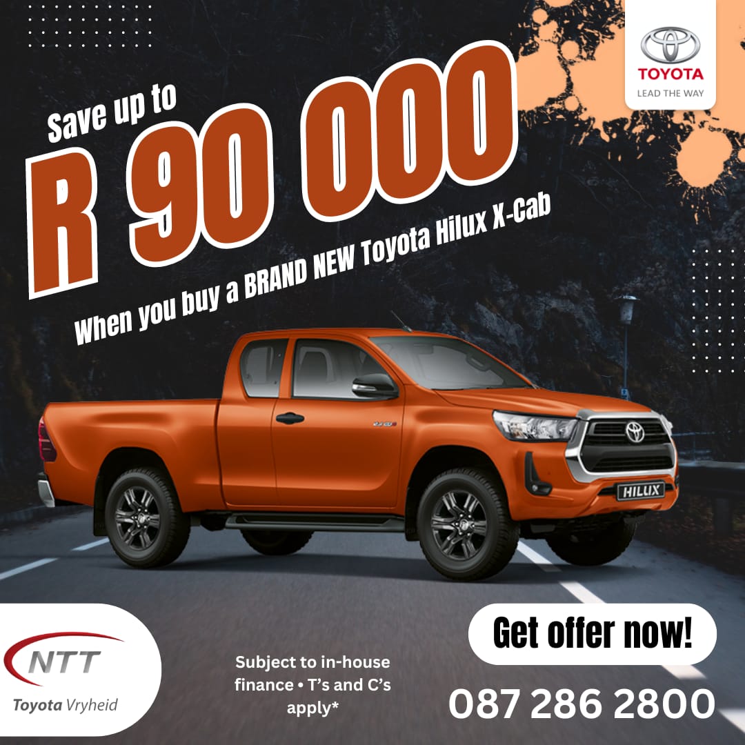Toyota Hilux X-Cab - NTT Toyota - New, Used & Demo Cars for Sale in South Africa