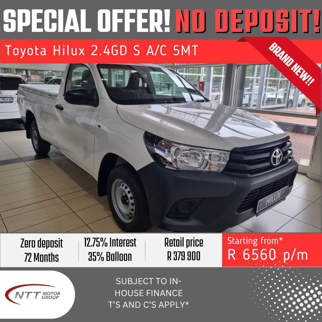 Toyota Hilux 2.4GD S  - NTT Motor Group - New, Used & Demo Cars for Sale in South Africa