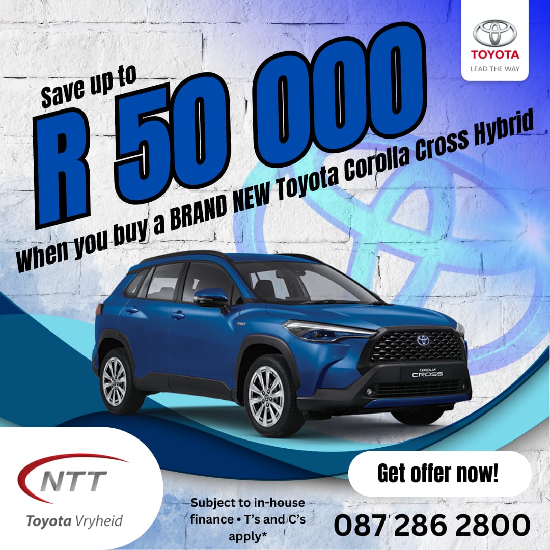 Toyota Corolla Cross Hybrid - NTT Toyota - New, Used & Demo Cars for Sale in South Africa