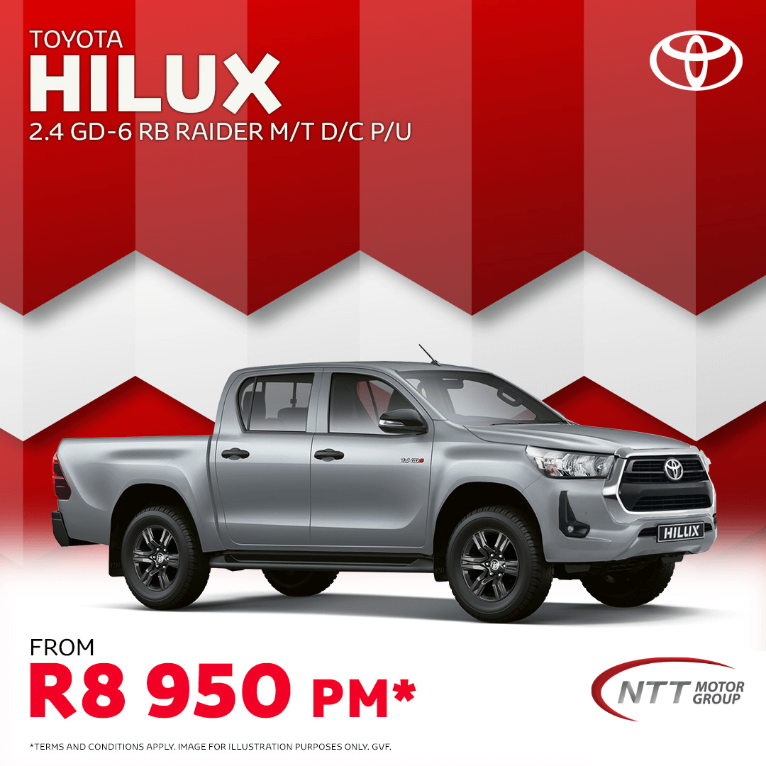 TOYOTA HILUX 2.4 GD-6 RB RAIDER  - NTT Motor Group - New, Used & Demo Cars for Sale in South Africa