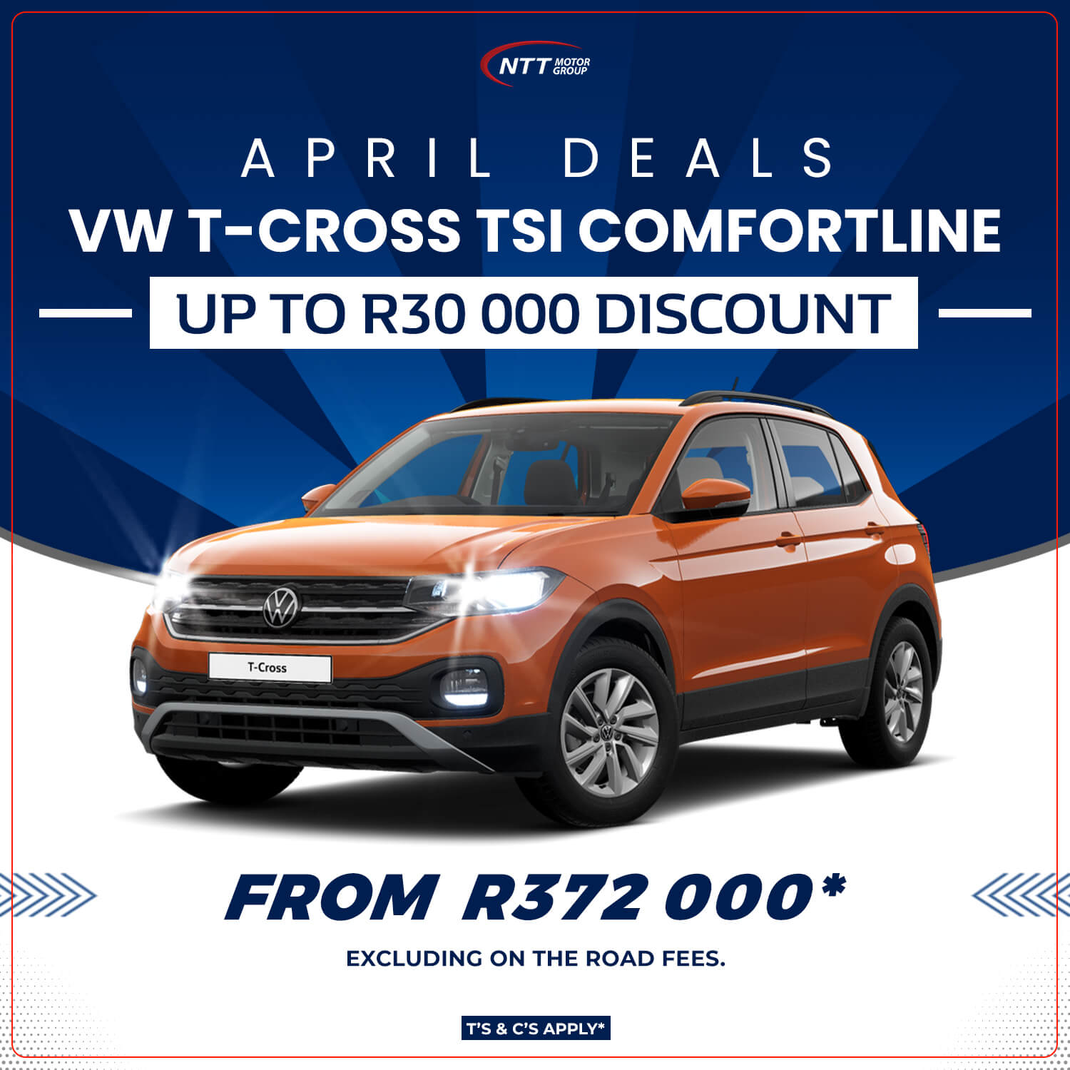VW T-CROSS TSI COMFORTLINE - NTT Motor Group - Cars for Sale in South Africa