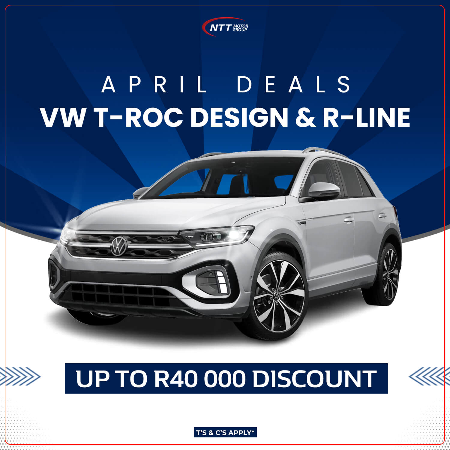 VW T-ROC DESIGN & R-LINE - NTT Motor Group - Cars for Sale in South Africa