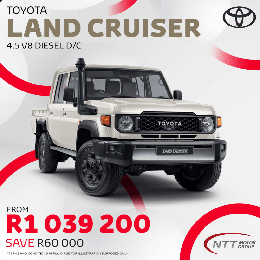 TOYOTA LAND CRUISER 4.5 V8 DIESEL  - NTT Toyota - New, Used & Demo Cars for Sale in South Africa