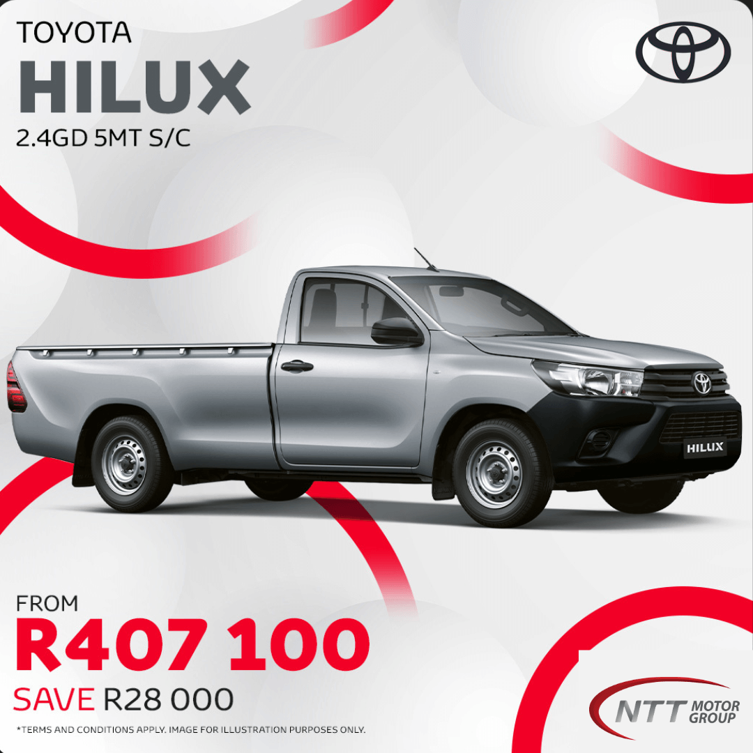 TOYOTA HILUX 2.4GD 5MT  - NTT Toyota - New, Used & Demo Cars for Sale in South Africa