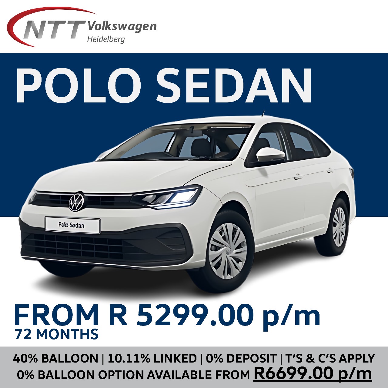 POLO SEDAN - NTT Volkswagen - New, Used & Demo Cars for Sale in South Africa