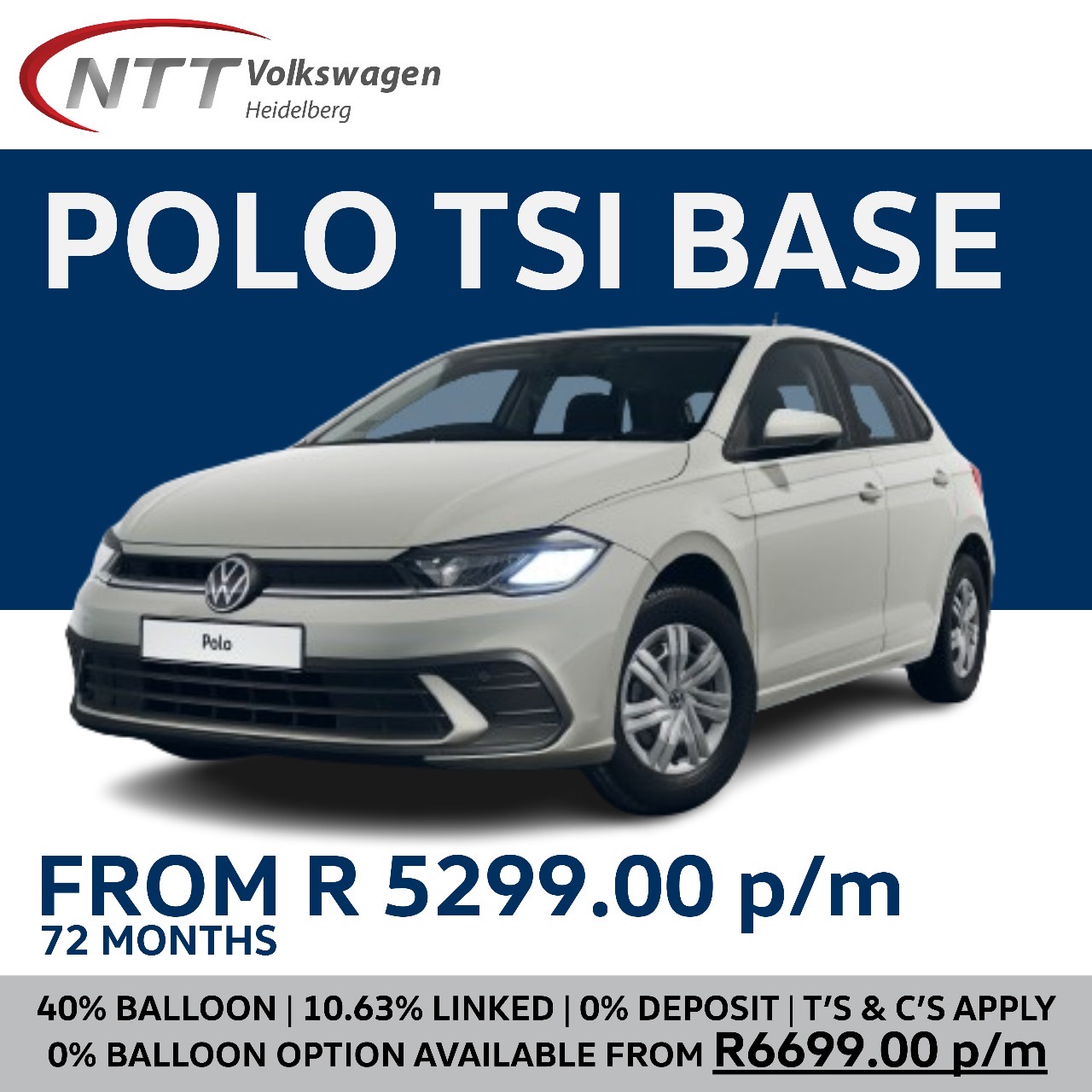 POLO TSI BASE - NTT Volkswagen - New, Used & Demo Cars for Sale in South Africa