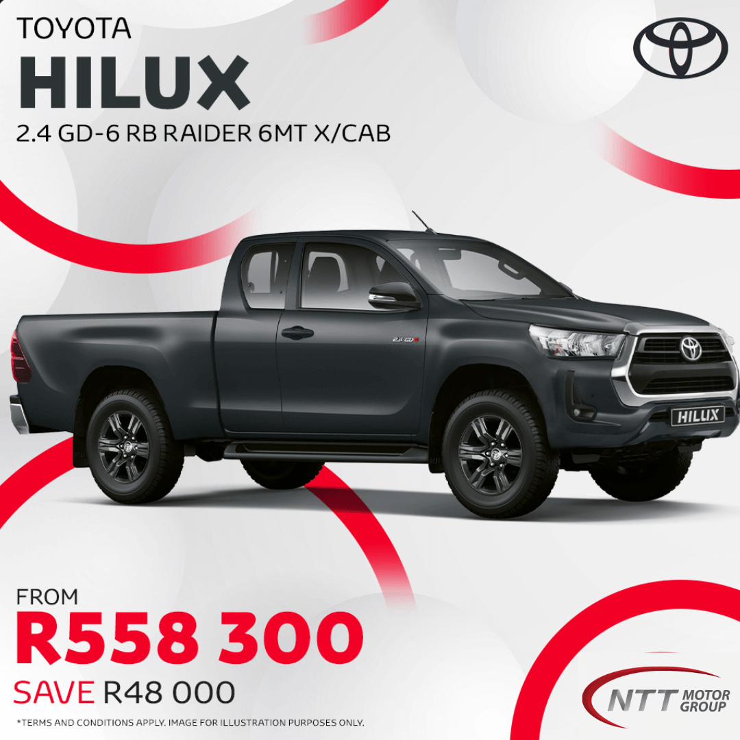 TOYOTA HILUX 2.4 GD-6 RB RAIDER 6 - NTT Toyota - New, Used & Demo Cars for Sale in South Africa