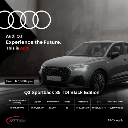Q3 Sportback 35 TDI Black Edition image from NTT Motor Group
