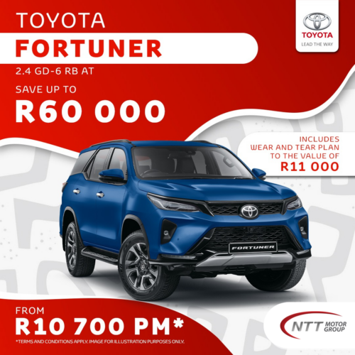 TOYOTA FORTUNER image from NTT Motor Group