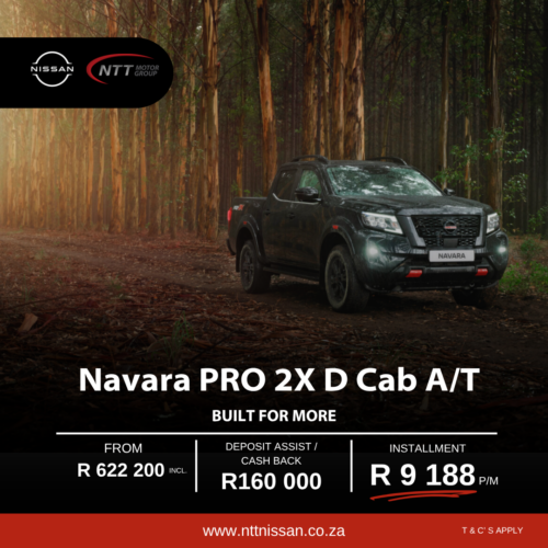 Navara PRO 2X D Cab A/T image from NTT Motor Group