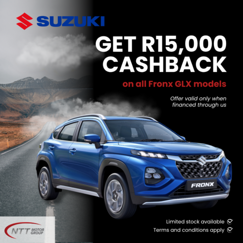 Get R 15 000 CASHBACK! image from NTT Motor Group