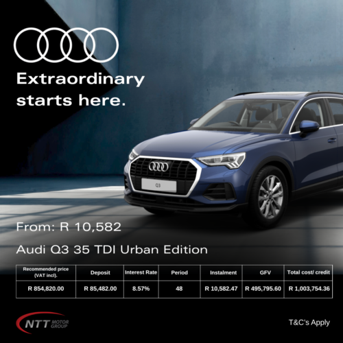 Audi Q3 35 TDI Urban Edition image from NTT Motor Group