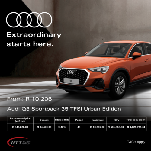 Audi Q3 Sportback 35 TFSI Urban Edition image from NTT Motor Group