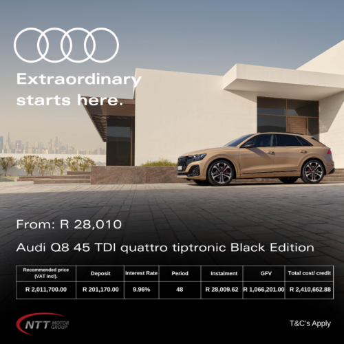 Audi Q8 45 TDI quattro tiptronic Black Edition image from NTT Motor Group