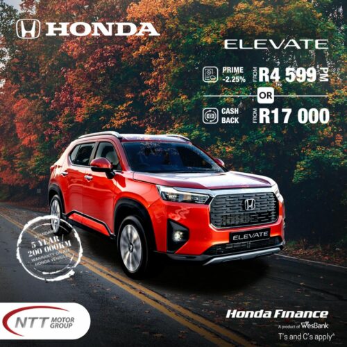 HONDA ELEVATE image from NTT Motor Group