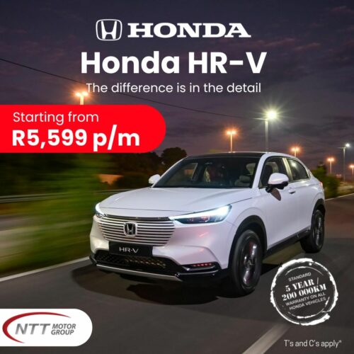 Honda HR-V image from NTT Motor Group