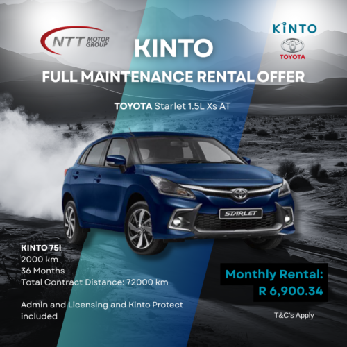 KINTO FULL MAINTENANCE RENTAL OFFER image from NTT Motor Group