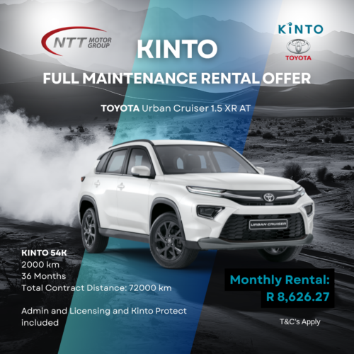 KINTO FULL MAINTENANCE RENTAL OFFER image from NTT Motor Group
