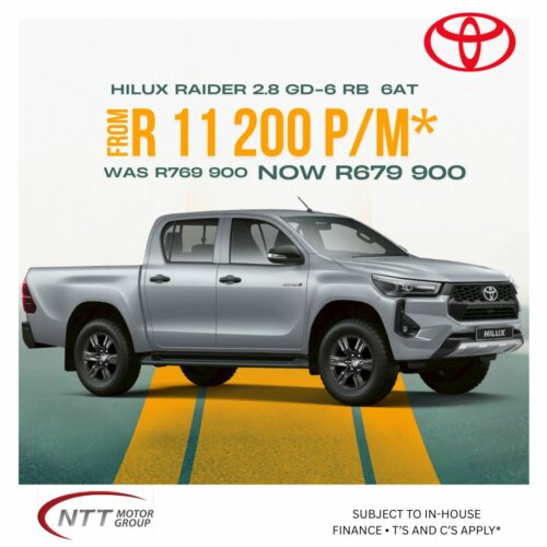HILUX RAIDER 2.8 GD-6 RB GAT image from NTT Motor Group