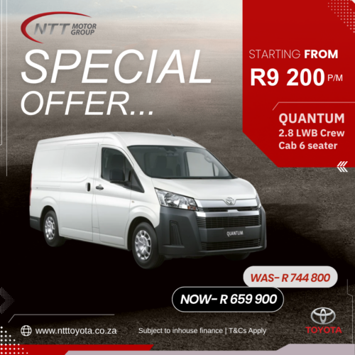 QUANTUM 2.8 LWB Crew Cab 6 seater image from NTT Motor Group