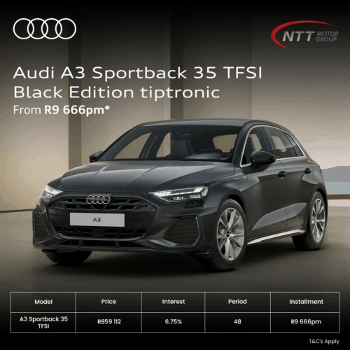 Audi A3 Sportback 35 TFSI Black Edition tiptronic image from NTT Motor Group