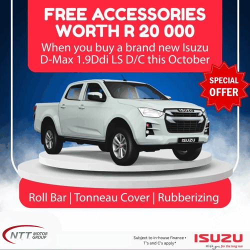 FREE ACCESSORIES WORTH R 20 000 image from NTT Motor Group