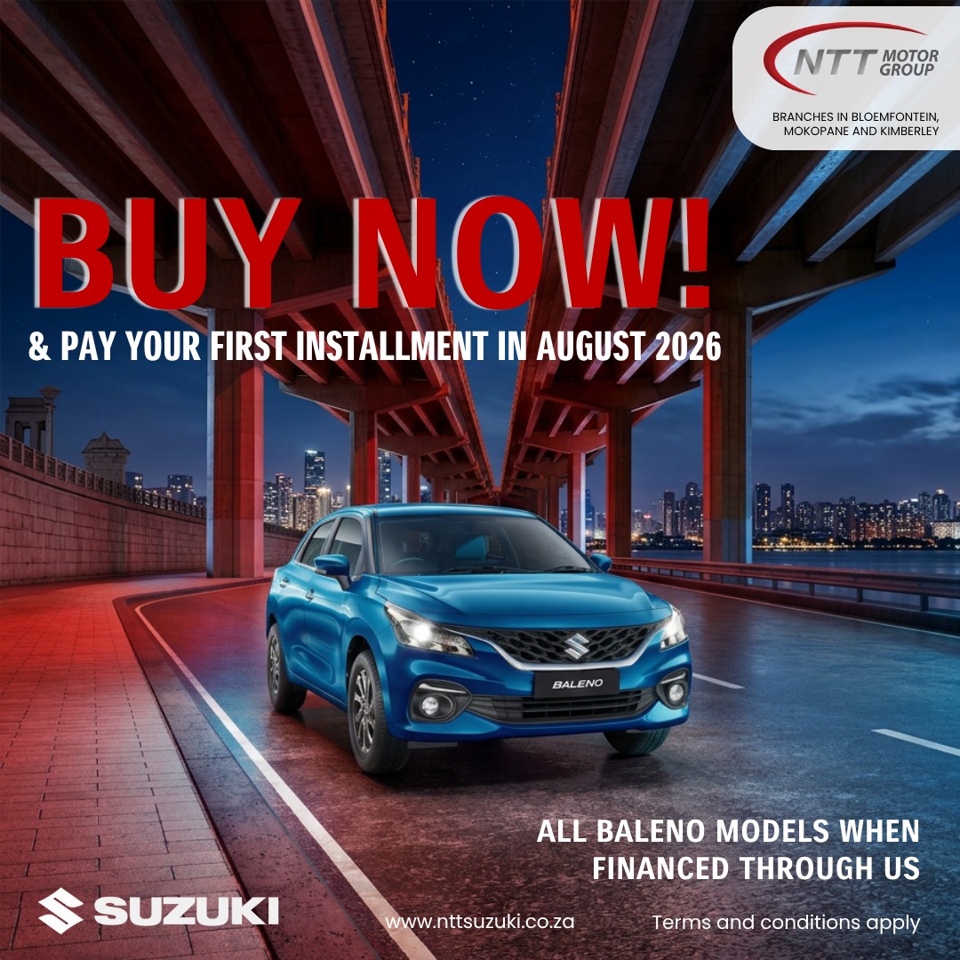 Suzuki Baleno – Buy Now, Pay August 2026 Special Offer