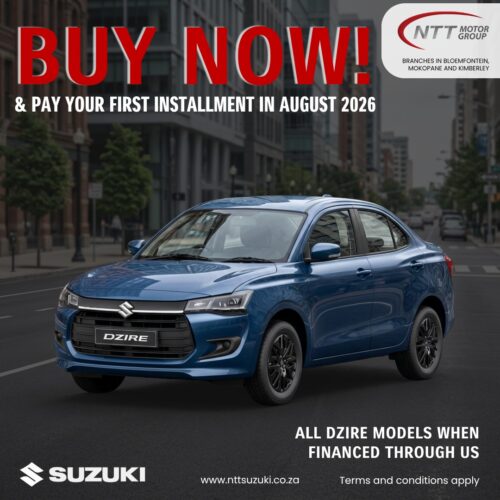 Suzuki Dzire – Buy Now, Pay August 2026 image from NTT Motor Group
