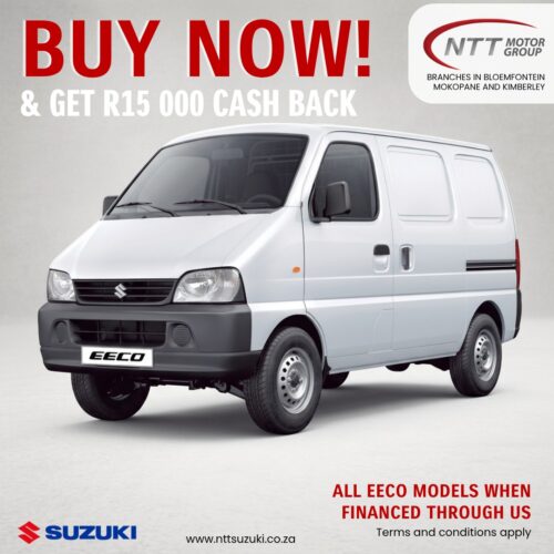 Suzuki EECO – R15 000 Cash Back image from NTT Motor Group