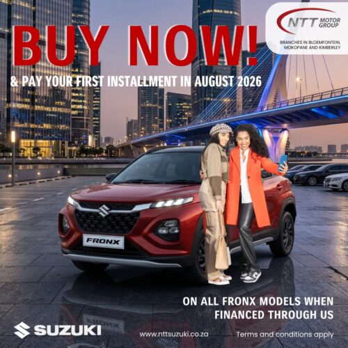 Suzuki Fronx – Buy Now, Pay August 2026