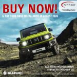 Suzuki Jimny – Buy Now, Pay August 2026 Special Offer