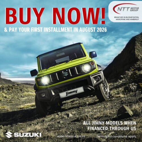 Suzuki Jimny – Buy Now, Pay August 2026 image from NTT Motor Group