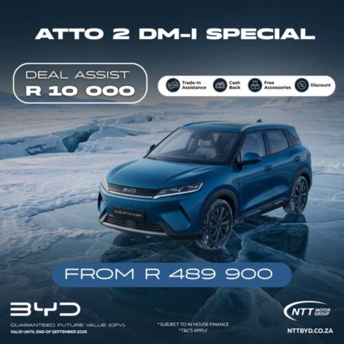BYD Atto 2 DM-i image from NTT Motor Group