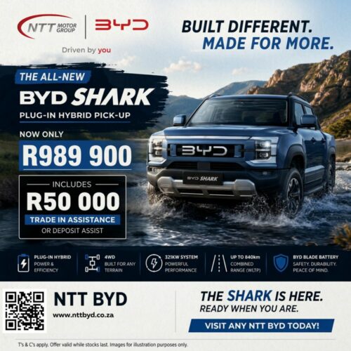 BYD Shark Plug-In Hybrid Pick-Up image from NTT Motor Group