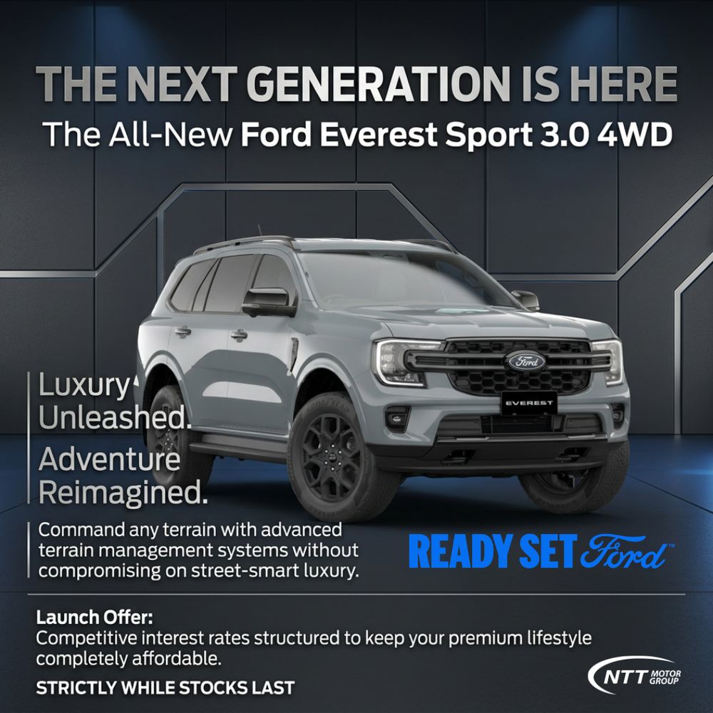 Ford Everest Sport 3.0 4WD Special Offer