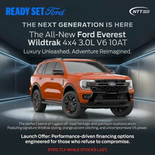 Ford Everest Wildtrak 4×4 3.0L V6 10AT image from NTT Motor Group