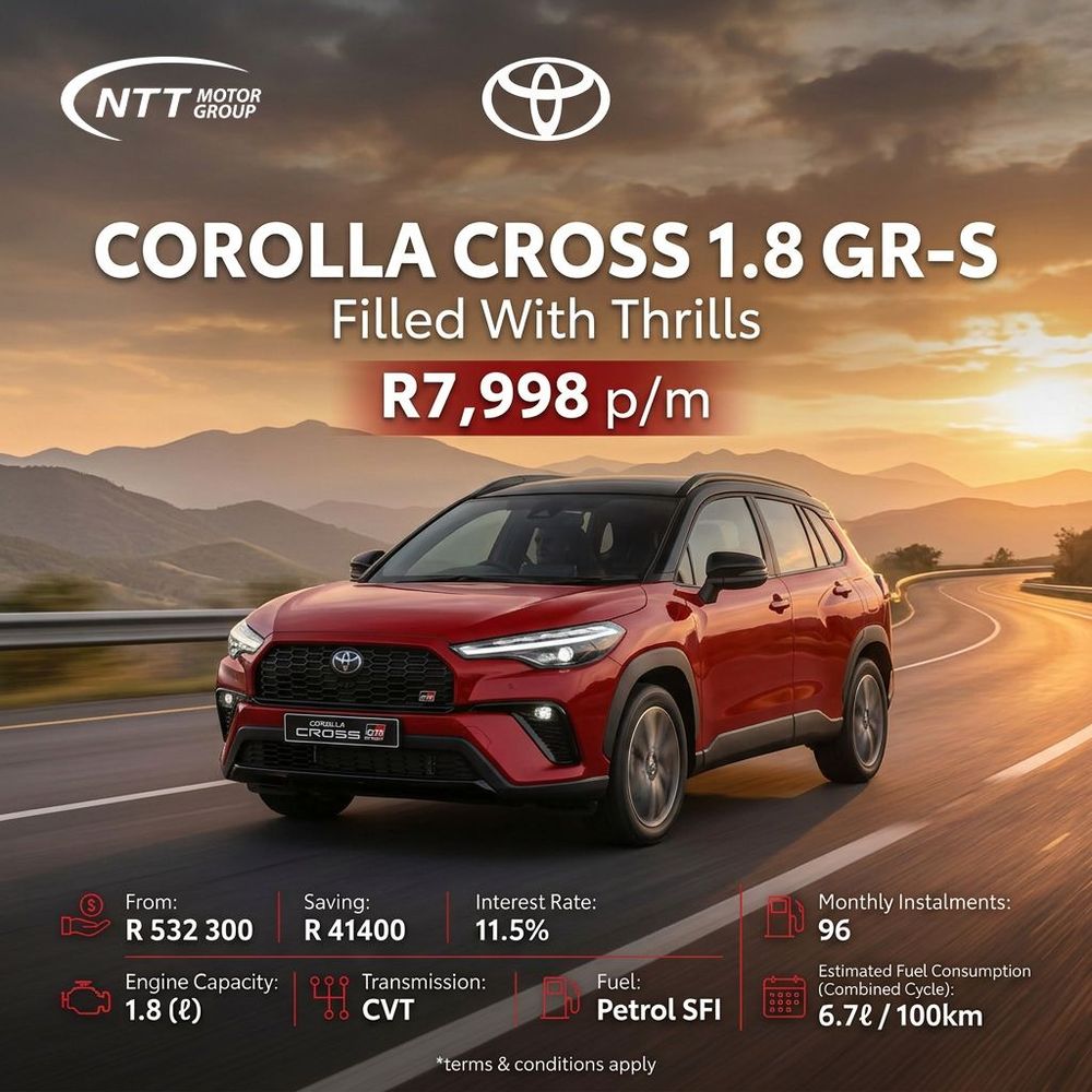 Toyota Corolla Cross 1.8 GR-S Special Offer