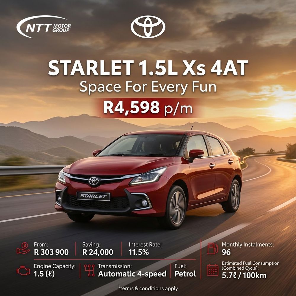 Toyota Starlet 1.5L XS 4AT Special Offer