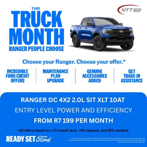 Ford Ranger Double Cab 4×2 2.0L SiT XLT 10AT image from NTT Motor Group