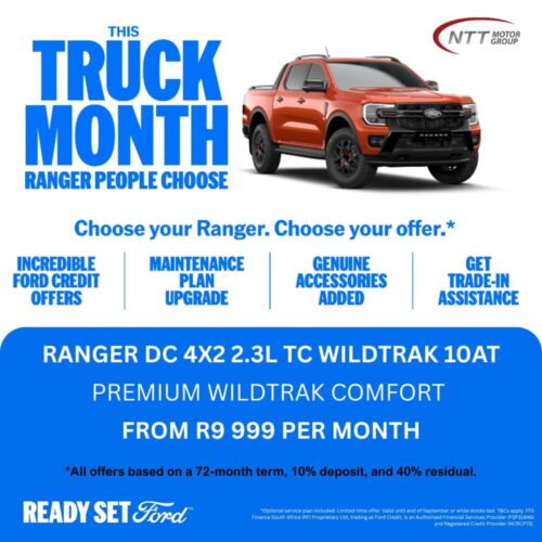 Ford Ranger Double Cab 4×2 2.3L TC Wildtrak 10AT image from NTT Motor Group