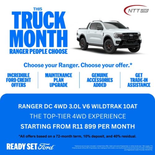 Ford Ranger Double Cab 4WD 3.0L V6 Wildtrak 10AT