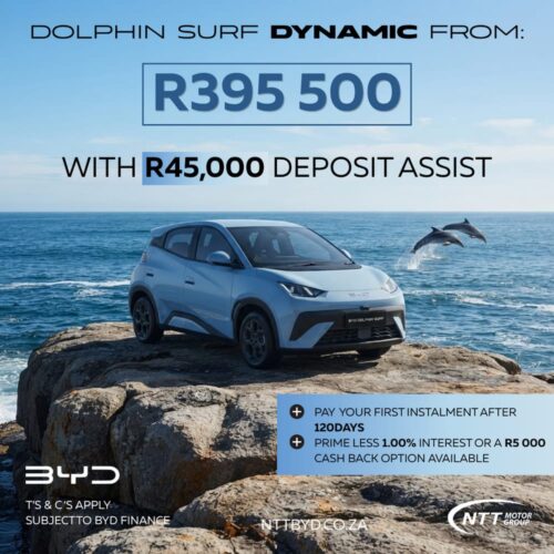 BYD Dolphin Surf Dynamic Deposit Assist image from NTT Motor Group
