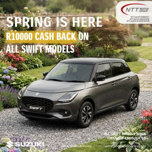 Suzuki Swift R10 000 Cash Back image from NTT Motor Group