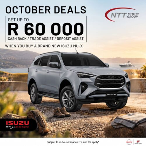 Isuzu MU-X October Cashback Deal